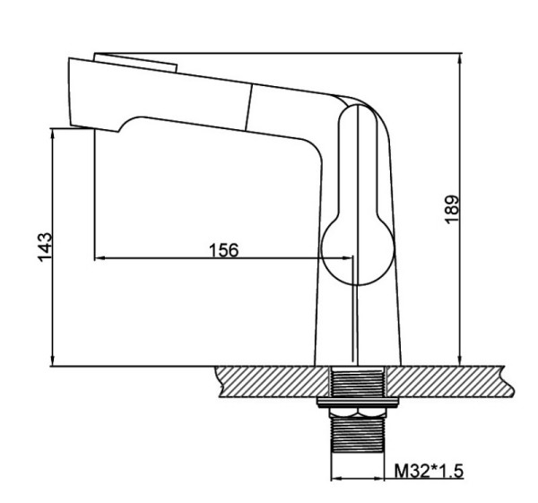 New Design Pull Out Basin Faucet