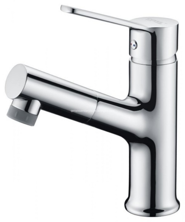 Pull Out Hot And Cold Basin Faucet