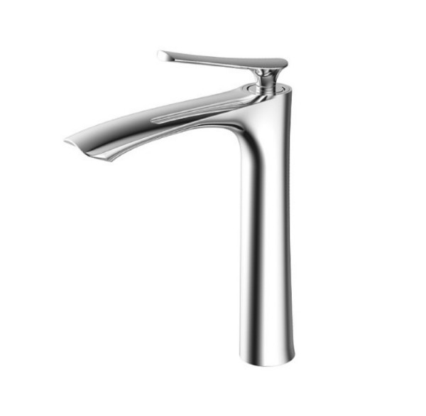 Chrome Single Handle Modern Basin Faucet