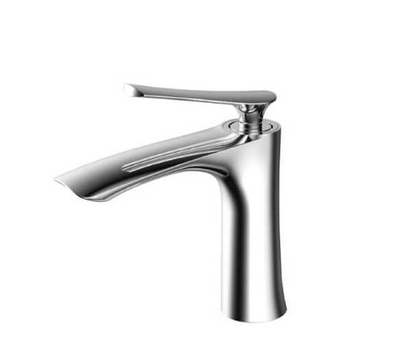 Chrome Single Handle Basin Faucet