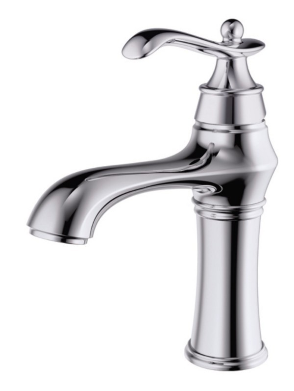 Chrome Single Hole And Handle Basin Faucet