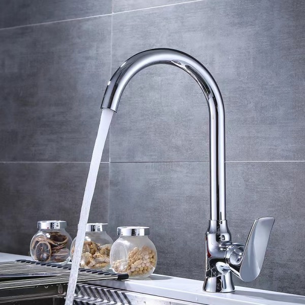 Robinet de cuisine en acier inoxydable