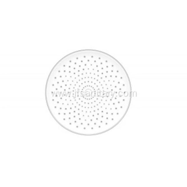 White Single Function ABS Overhead Shower Heads