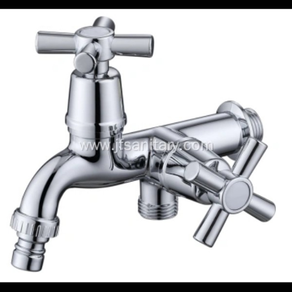 Chrome Finish And Wall Mounted ABS Washer Faucet