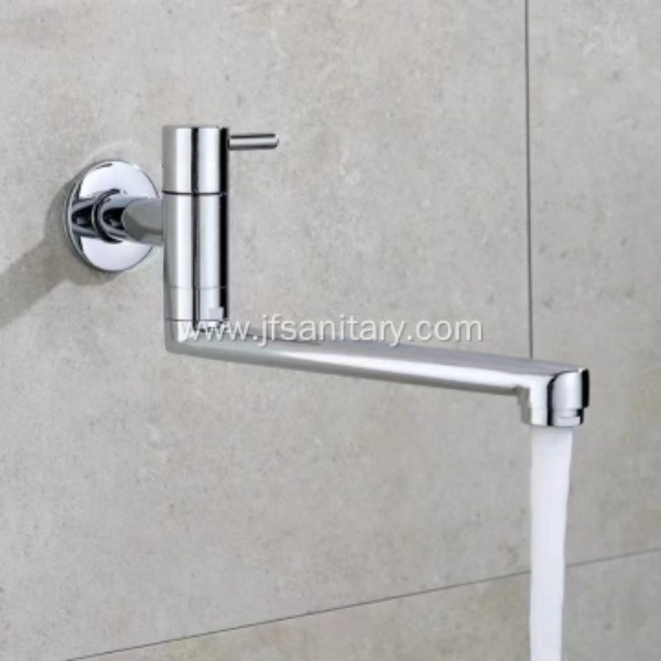 Long robinet de piscine à froid Tap Wall Mount