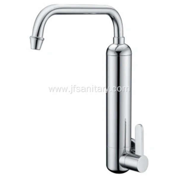 Laiton mélangeur d'eau de cuisine à levier unique