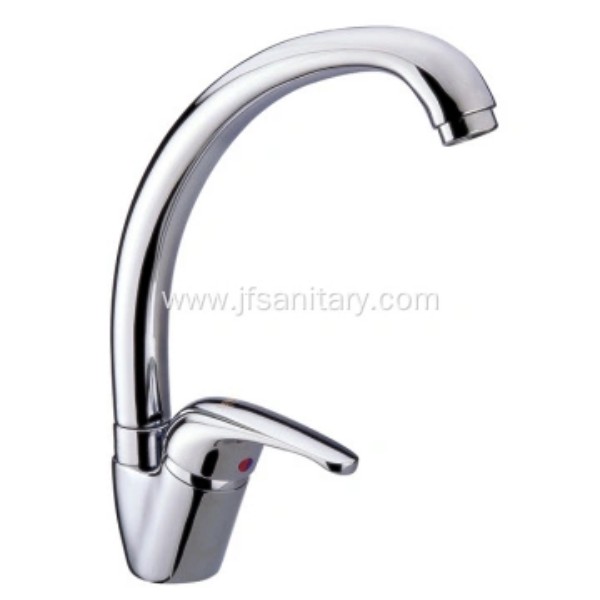Eau d'oie lavabo robinet de cuisine en laiton avec pivotant