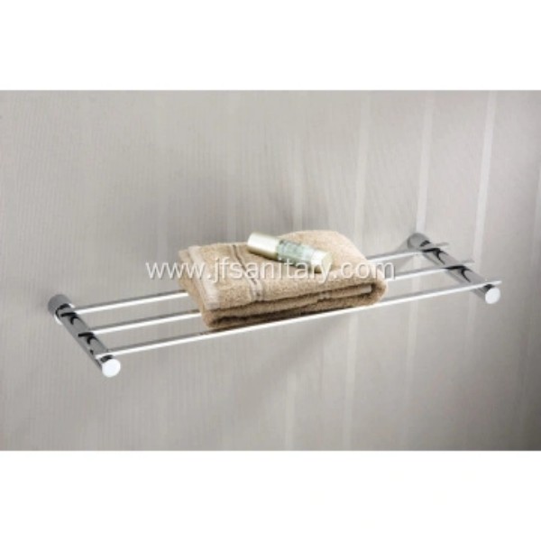 Porte-serviettes de bain à couche unique fixe en laiton de mode